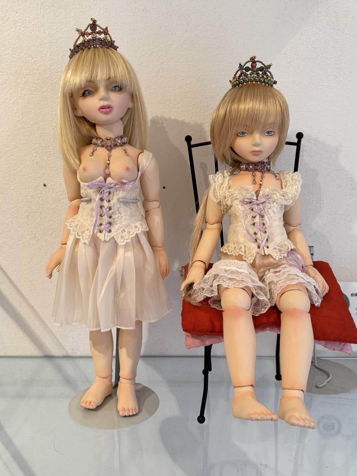 青山忌人形展2025|Qeromalion＊鳴力 「ケロマ！ふたり」(2体セット)(通販不可／ご来店ください)